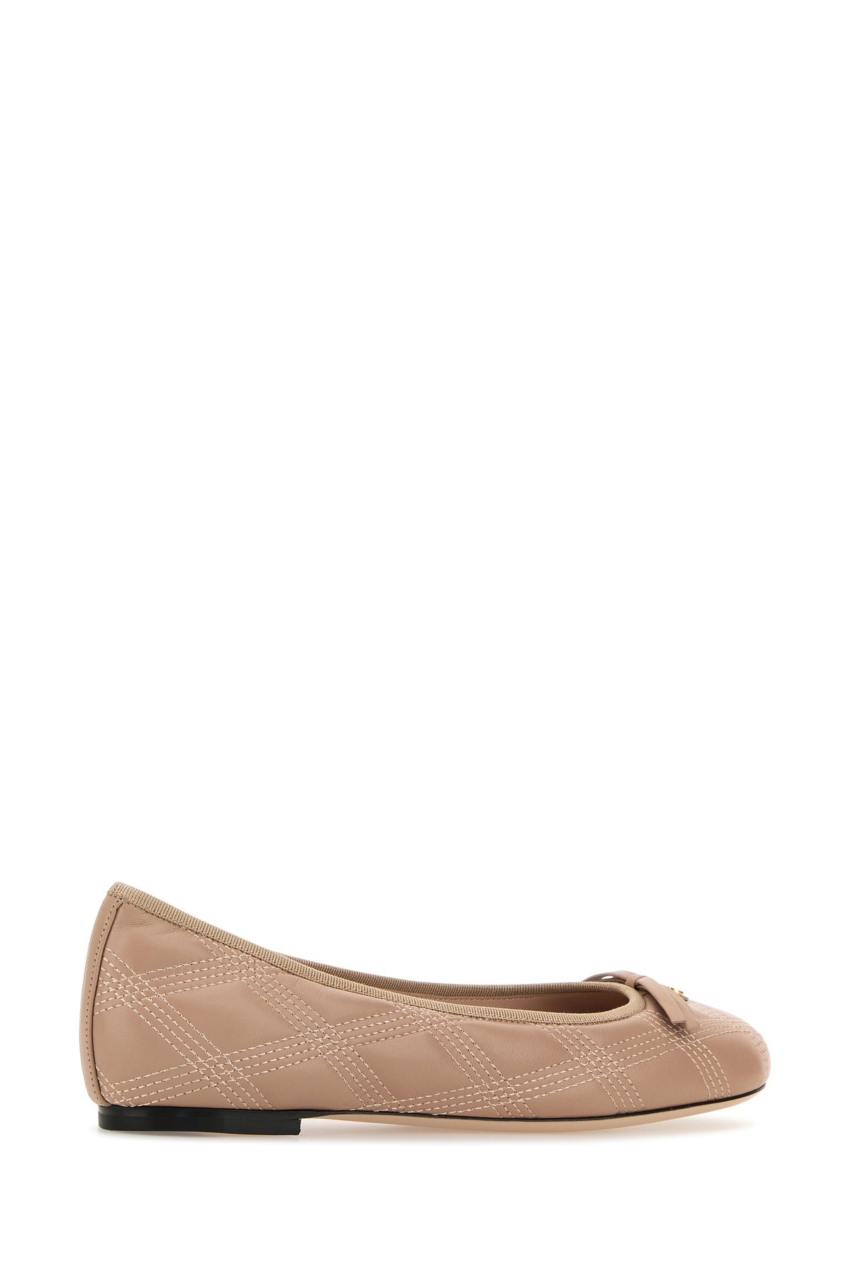 Powder pink leather ballerinas - 3