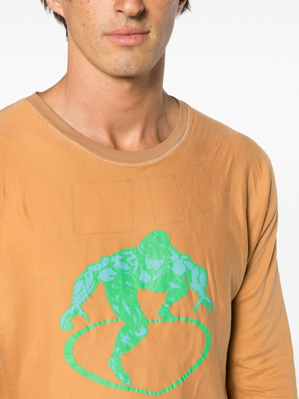 slogan-print long-sleeve T-shirt - 6