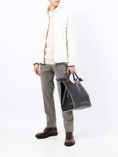 Brunello Cucinelli quilted puffer jacket outlook