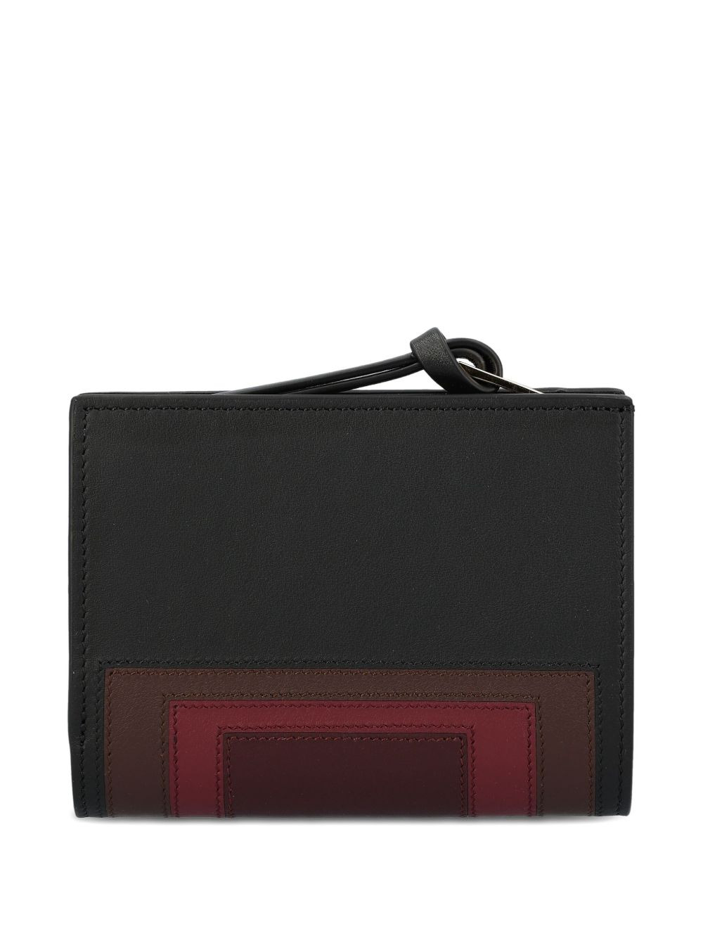 panelled leather wallet - 2