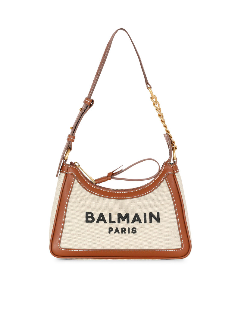 B-Army canvas bag with leather inserts 1