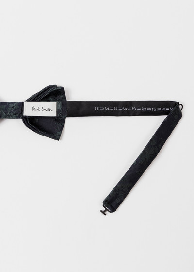 Paul Smith Black Silk Floral Bow Tie outlook