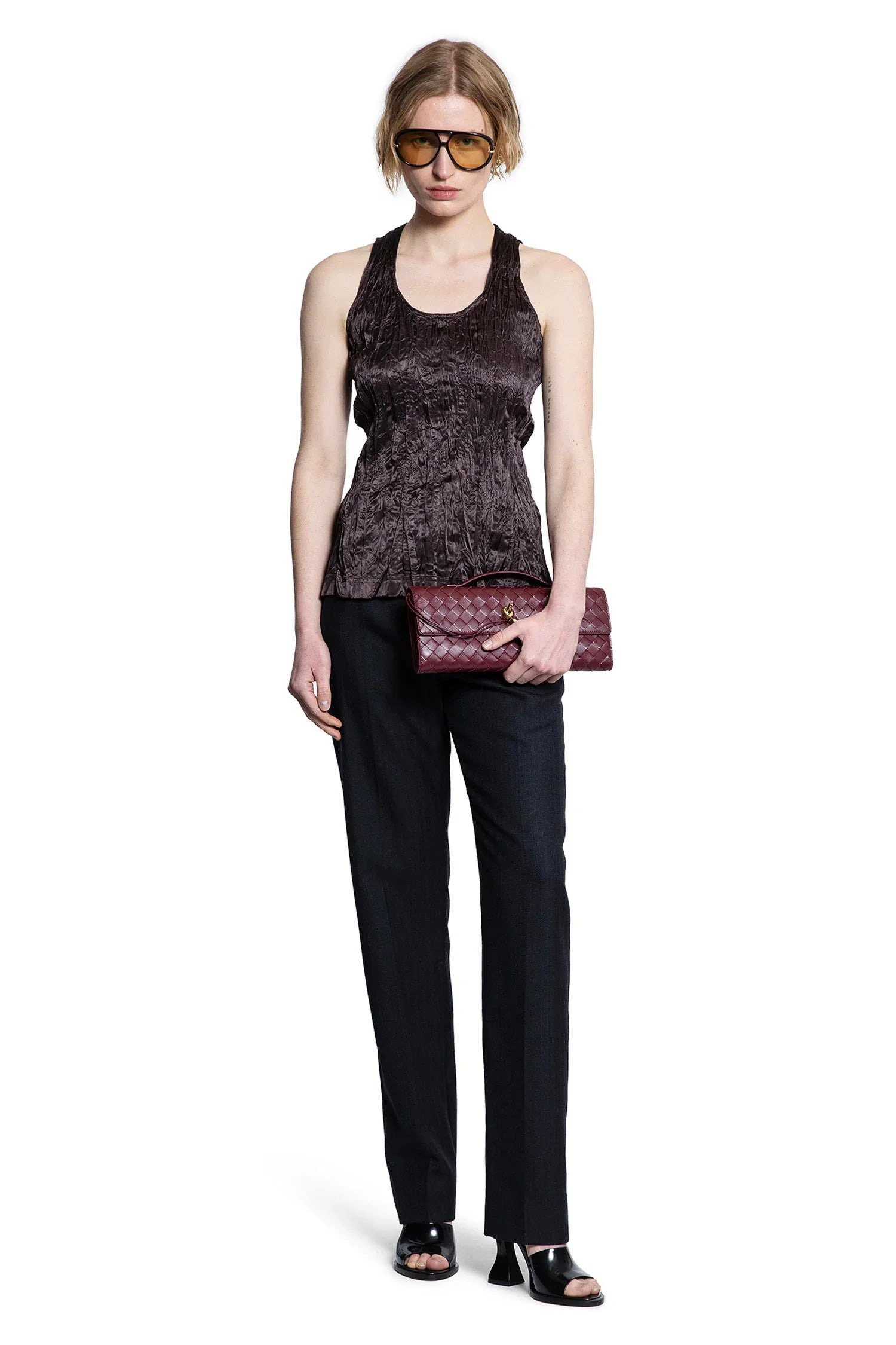 Crushed-Slick-Viscose-Tank-Top - 4