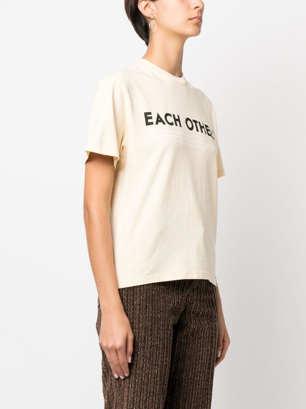 logo-print cotton T-shirt - 3