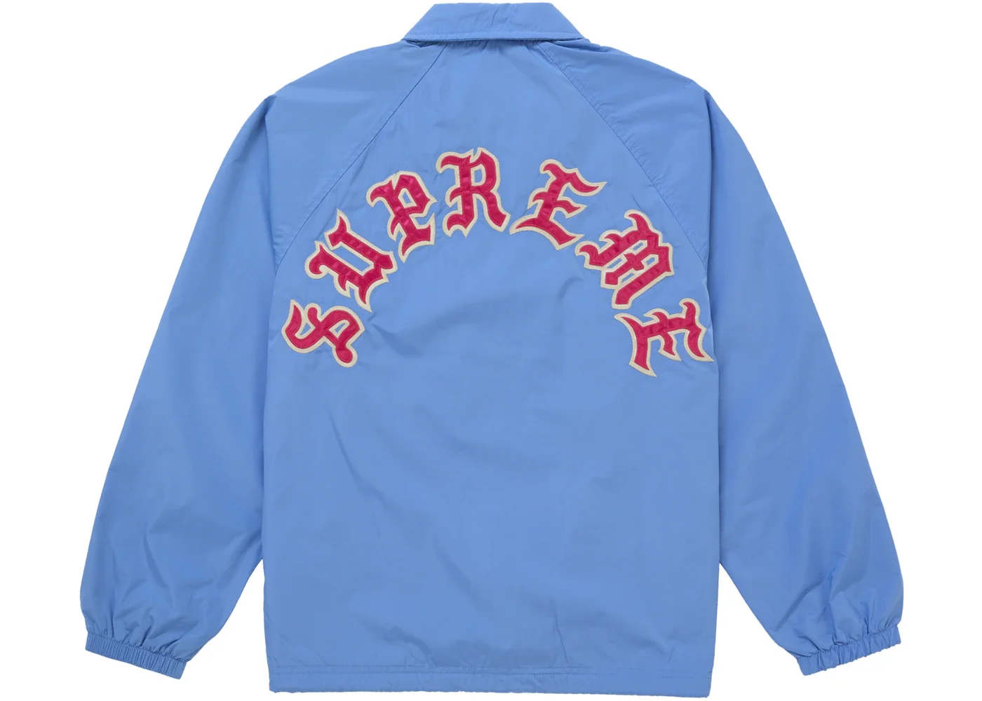 Supreme Old English Arc Coaches Jacket Light Blue - 1