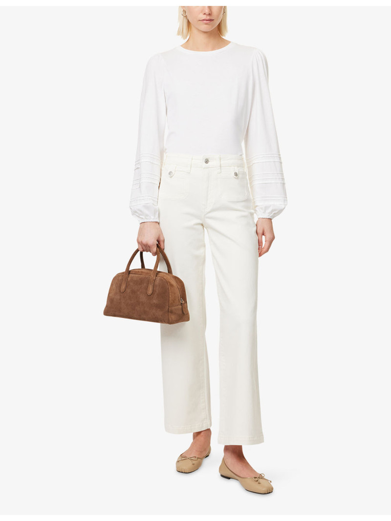 PAIGE Anessa 31 Wide-Leg Denim Jeans outlook