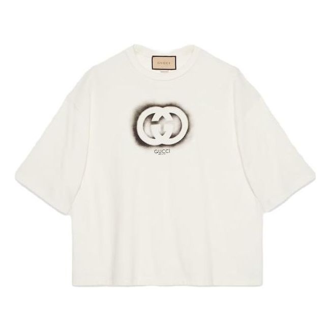 Gucci Cotton Jersey T-Shirt 'Off White' 768462-XJF66-9095 - 1