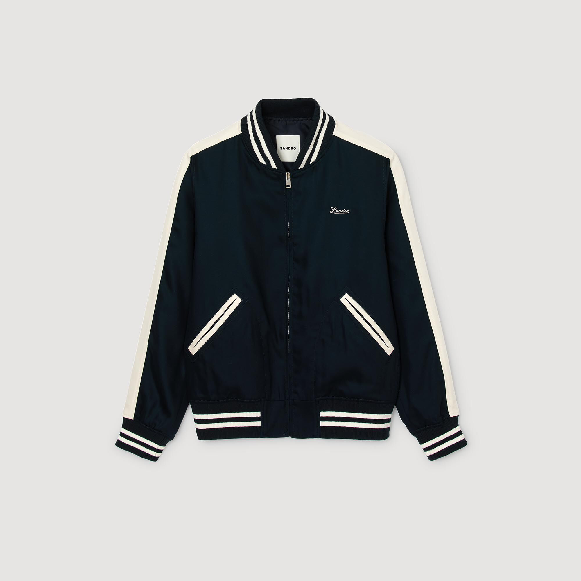 ZIP-UP VARSITY JACKET - 6