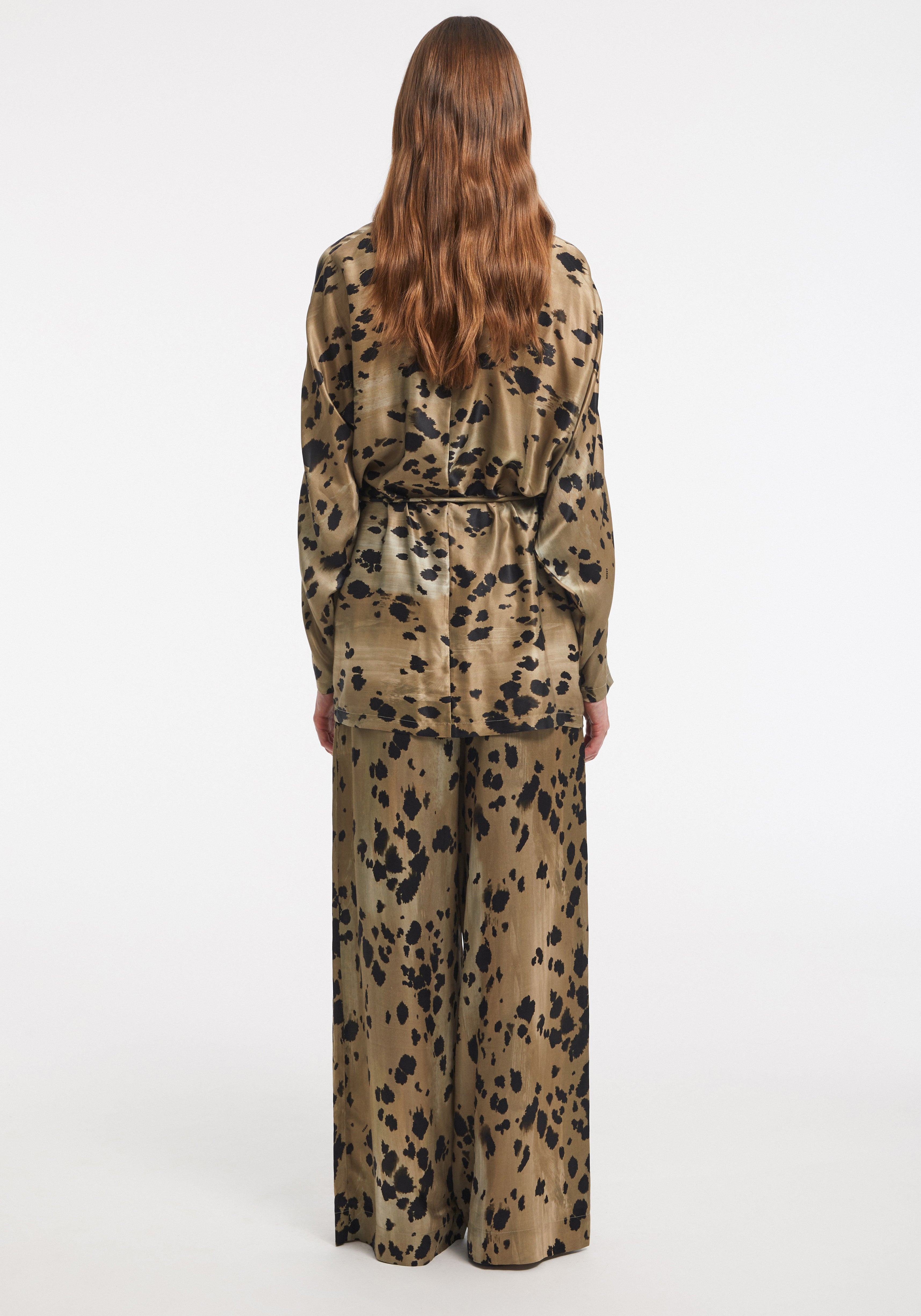 DEW
Animal print silk-blend turtleneck - 4