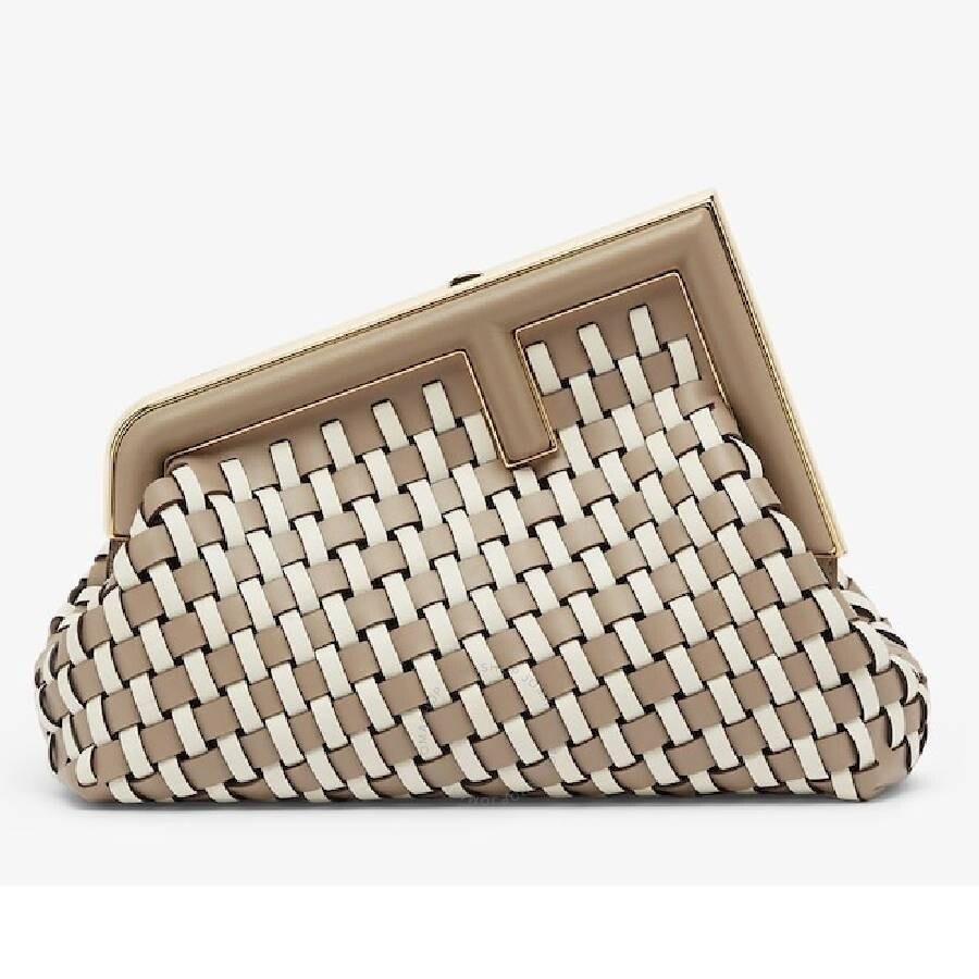 Fendi Hand Woven Leather Bag - 1