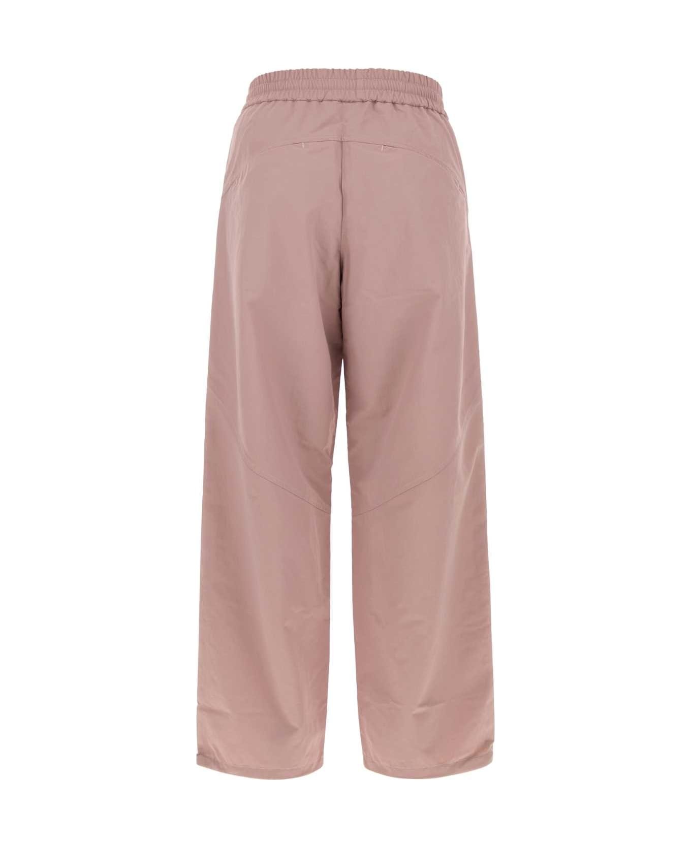 Powder Pink Nylon Pant - 2