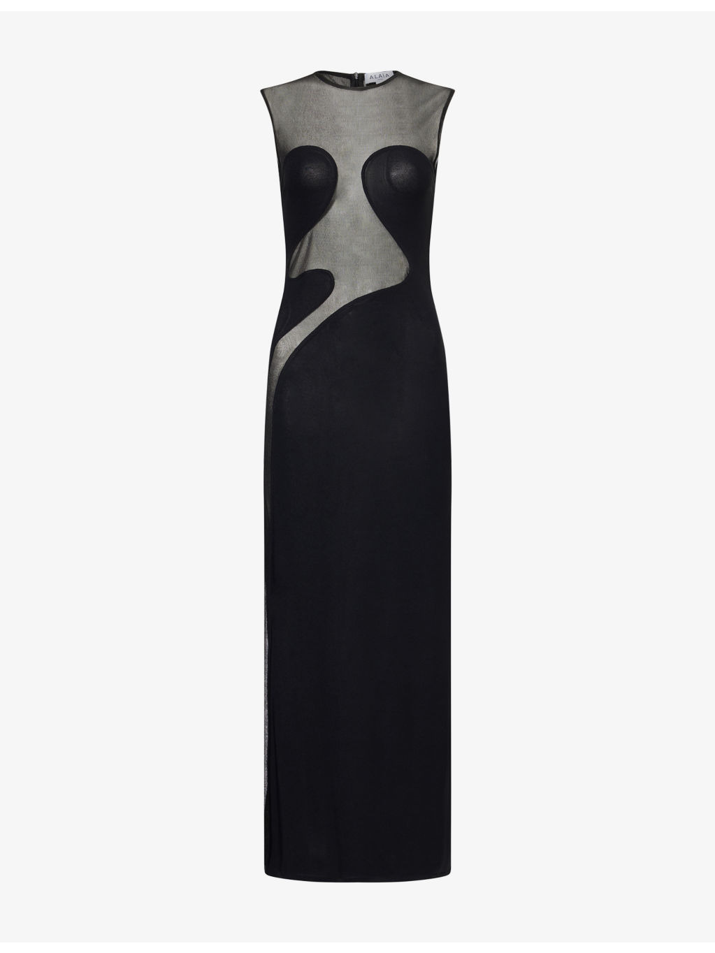 Molded Sleeveless Woven Maxi Dress - 1