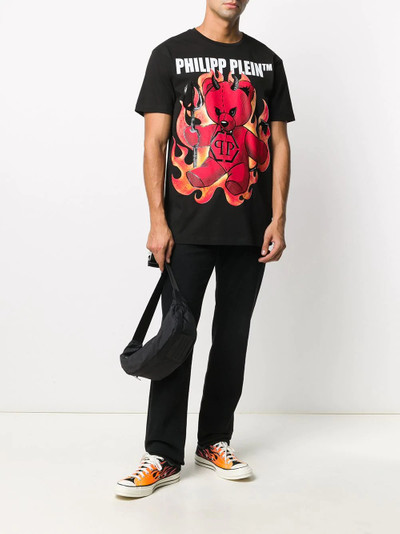 PHILIPP PLEIN Teddy Bear logo-print T-Shirt  outlook