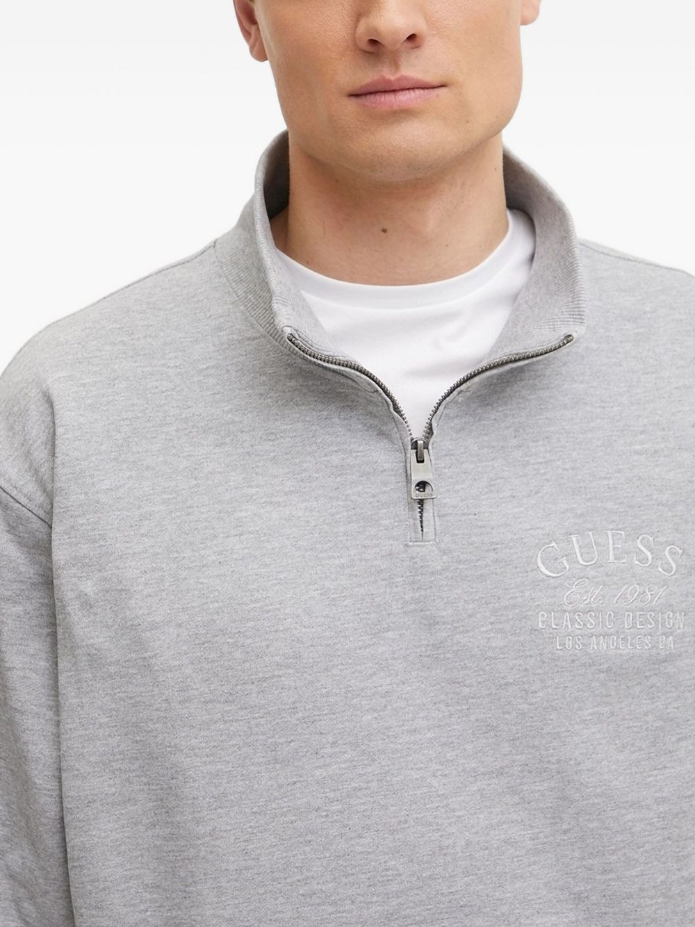 zip-up sweatshirt - 3