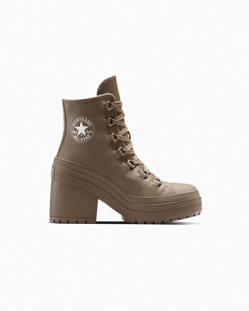 Chuck 70 De Luxe Heel Platform Leather 1
