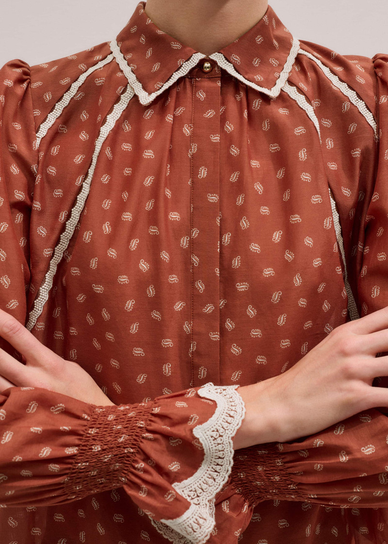 Trim Detail Blouse 3