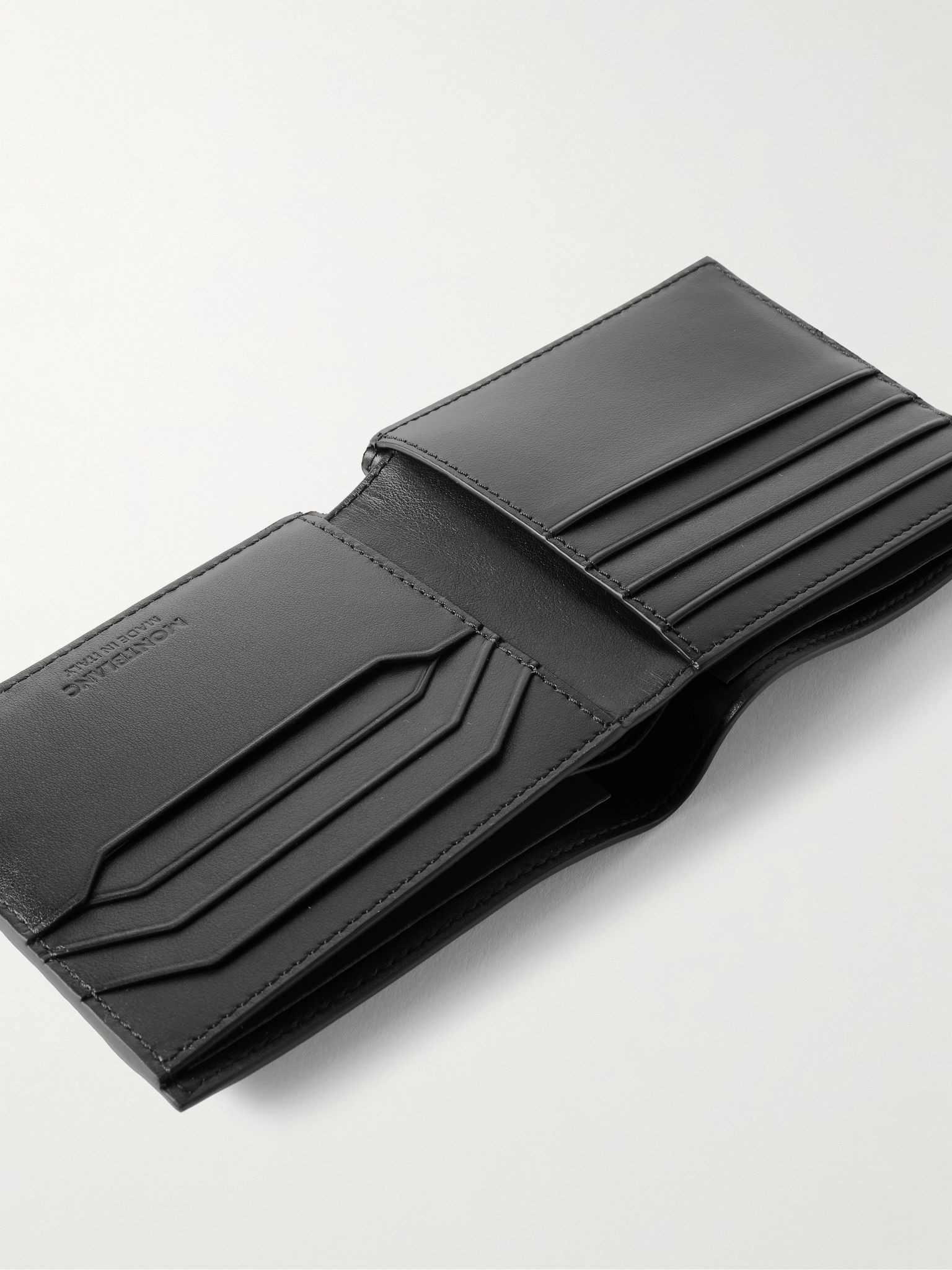 Meisterstück 4810 Textured-Leather Billfold Wallet Black - 4