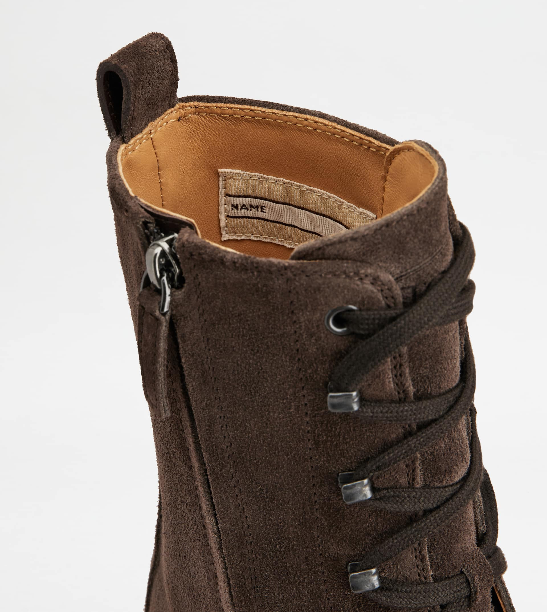 WINTER GOMMINO ANKLE BOOTS IN SUEDE - BROWN - 6