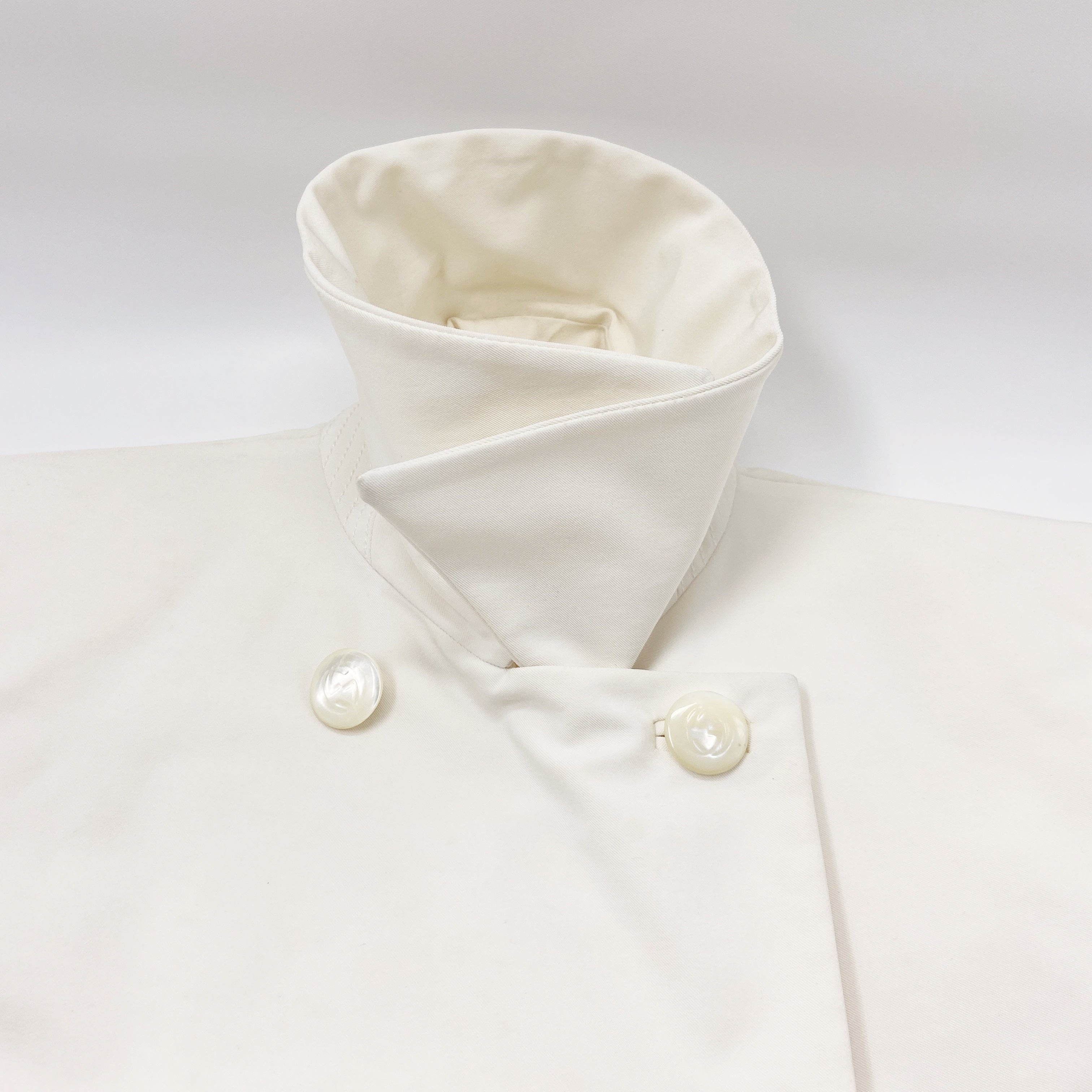 Gucci Spring 1996 Tom Ford Double-Breasted White Short Coat 38 - 12