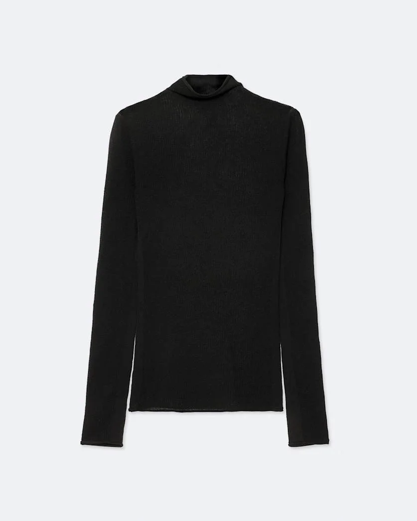 PIKE FITTED WOOL-BLEND SWEATER - 1
