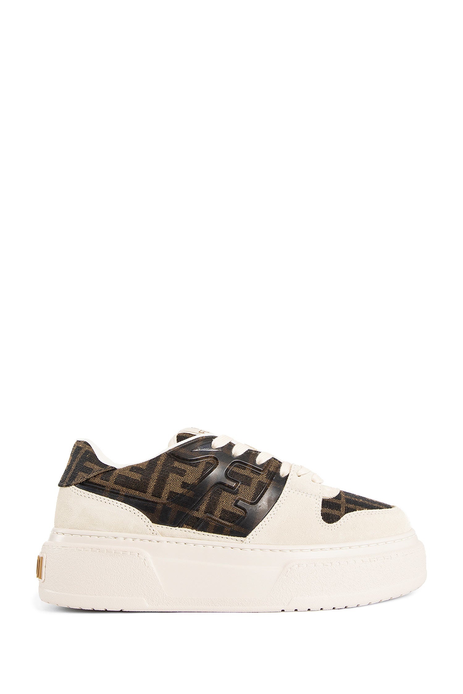 FENDI Match-Canvas-And-Suede-Platform-Sneakers | antonioli