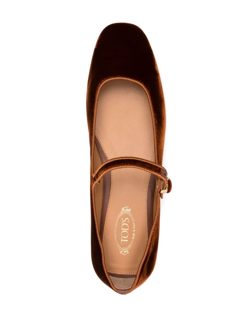 velour ballerina shoes - 4