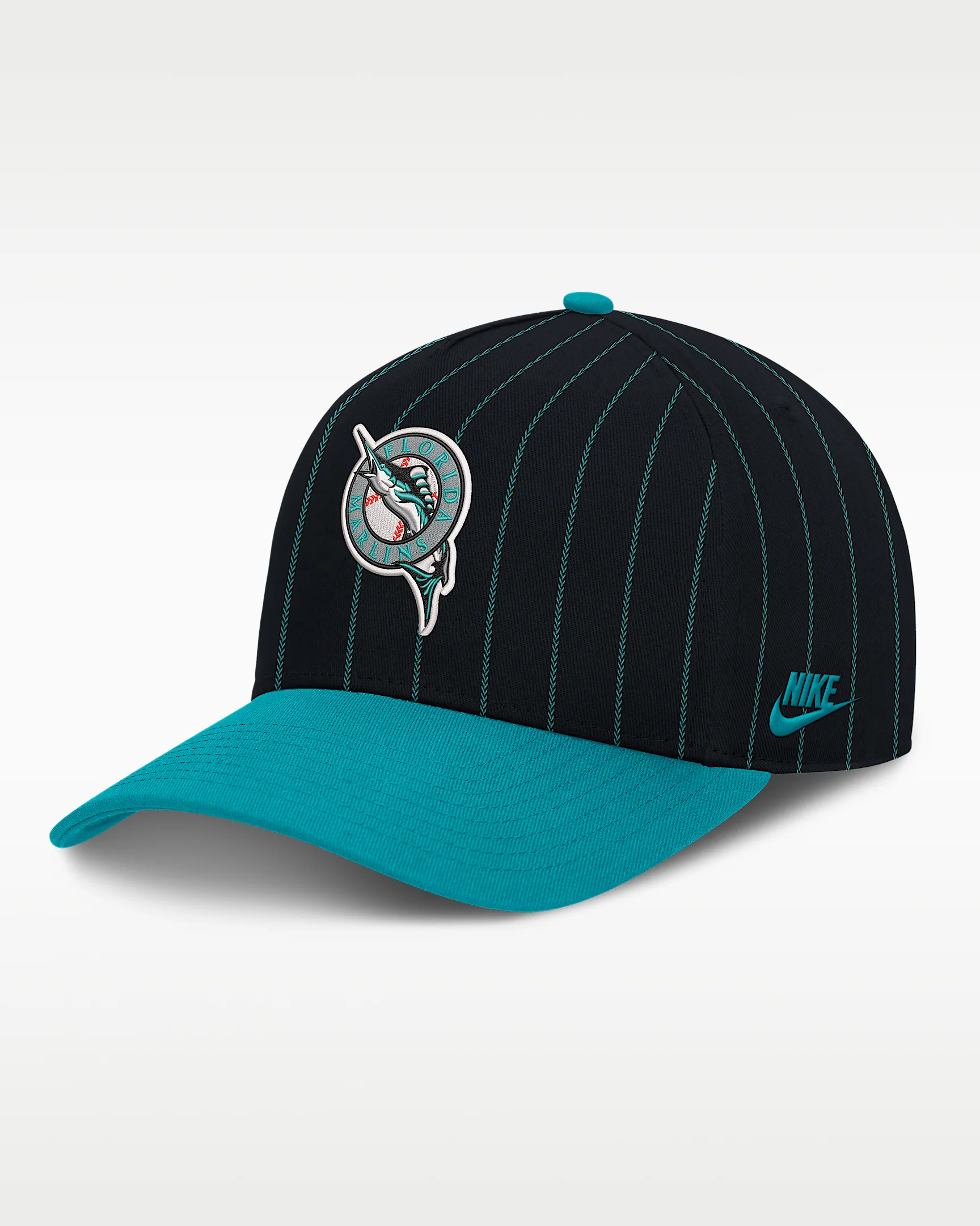 Florida Marlins Cooperstown Rise Men's Nike MLB A-Frame Adjustable Hat - 1