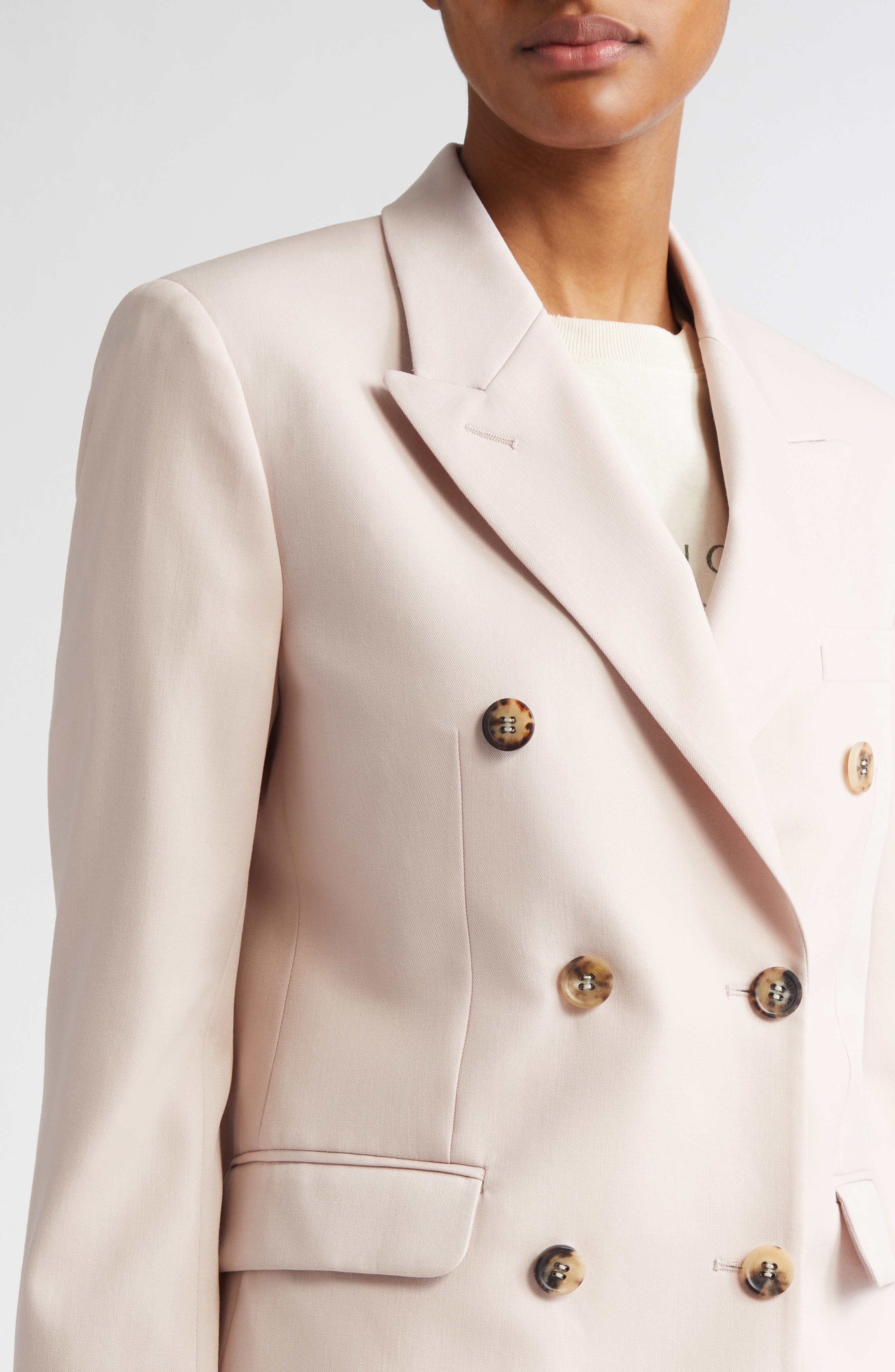 Golden Goose Double Breasted Blazer in Shadow Gray at Nordstrom - 5