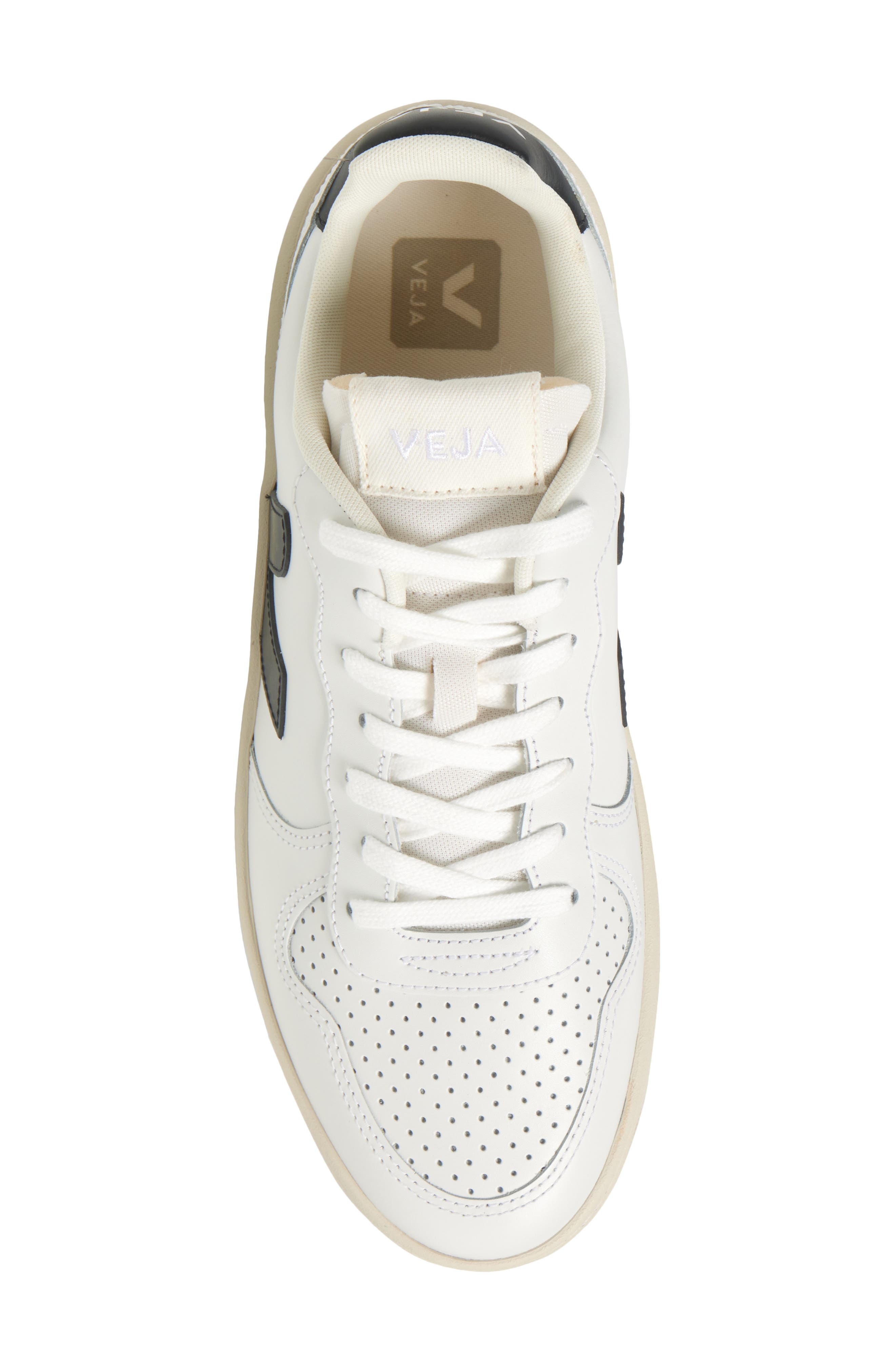 Veja V-10 Sneaker in Extra-White/Black at Nordstrom - 5