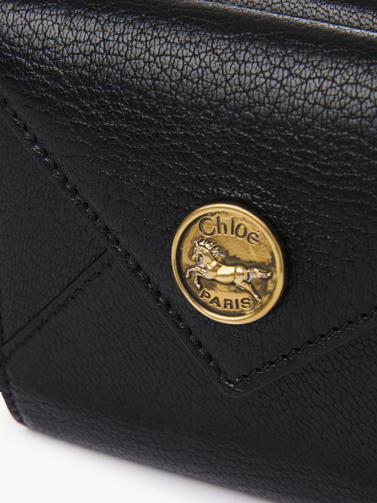 SMALL ENVELOPE TRI-FOLD IN GRAINED LEATHER - 5