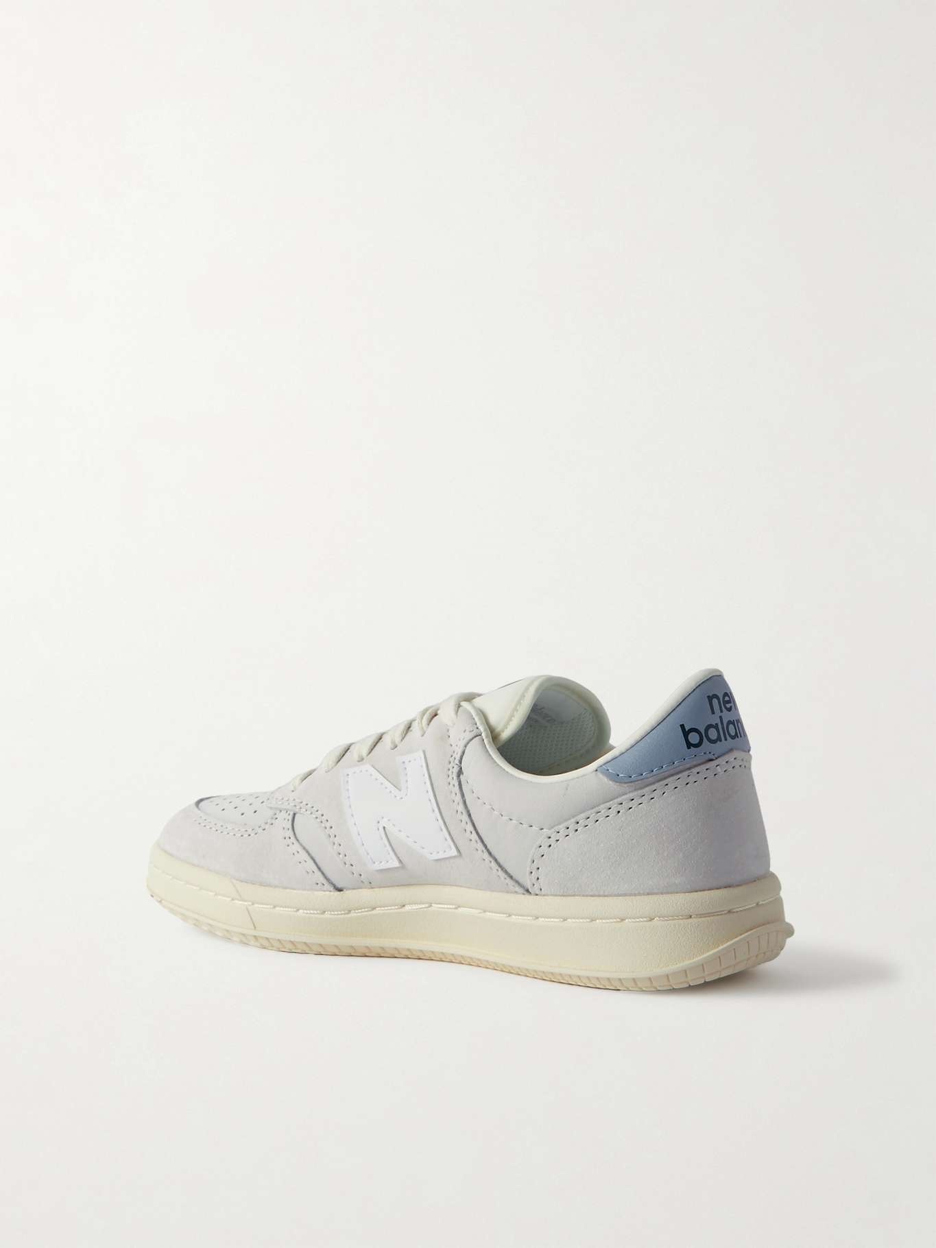 CT500 leather-trimmed suede and nubuck sneakers - 3