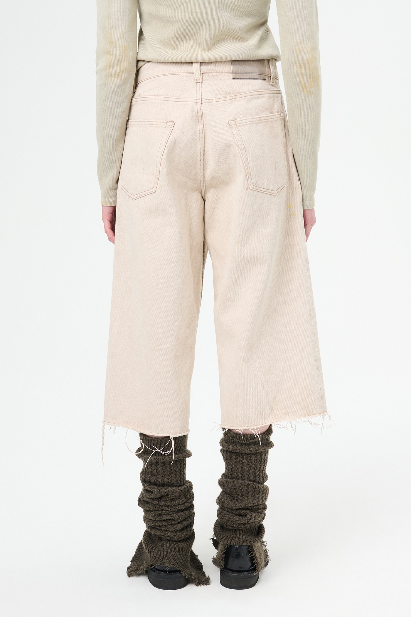 Half Cut Ghost Attic Splatter Denim - 6