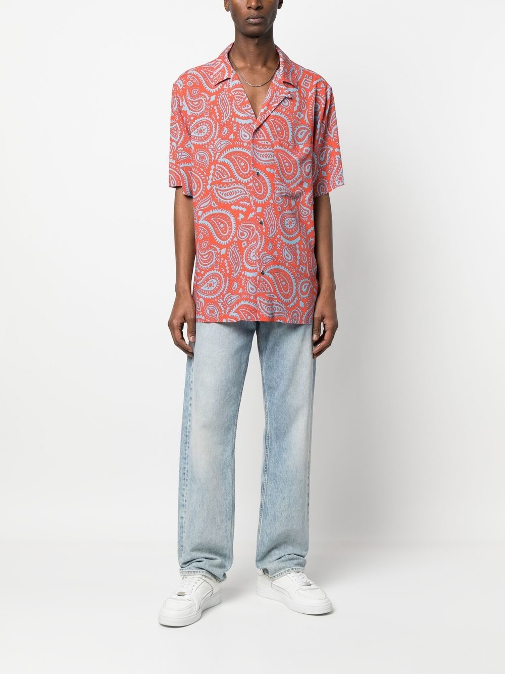 paisley-print shirt - 2