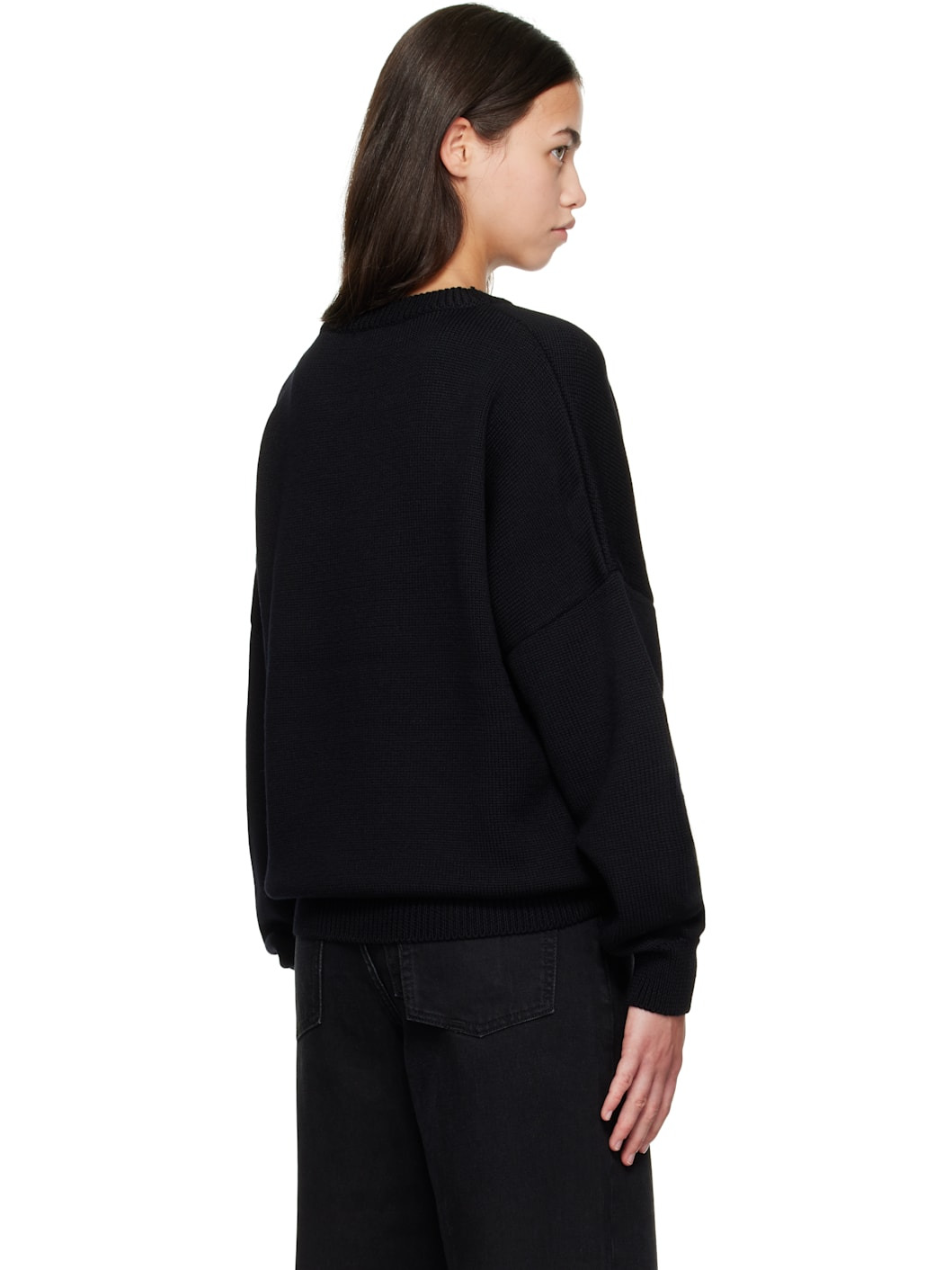 Black Selfie Sweater - 3