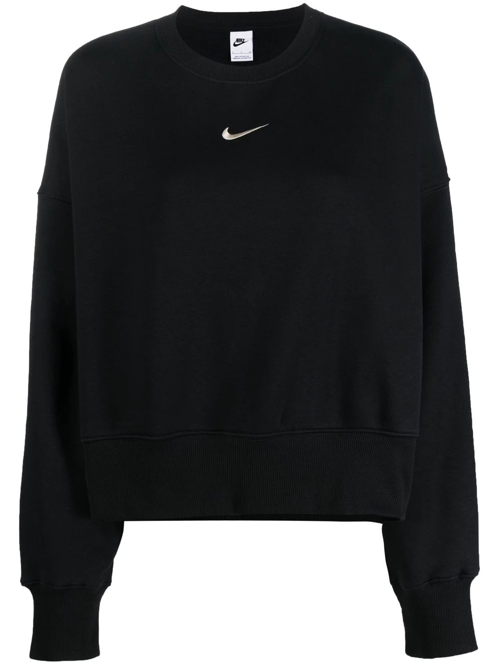 Over-oversized crew-neck sweatshirt - 1