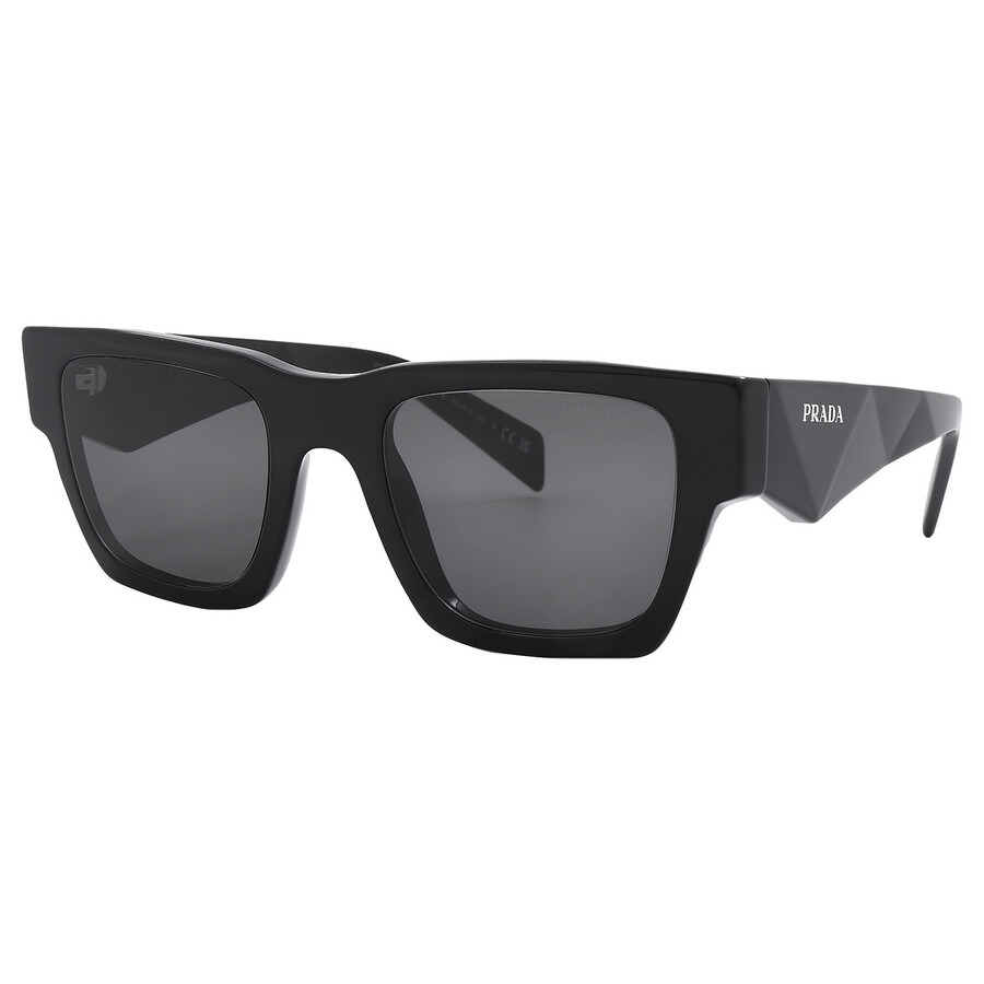 Prada Grey Square Men's Sunglasses PR A06S 16K08Z 50 - 3