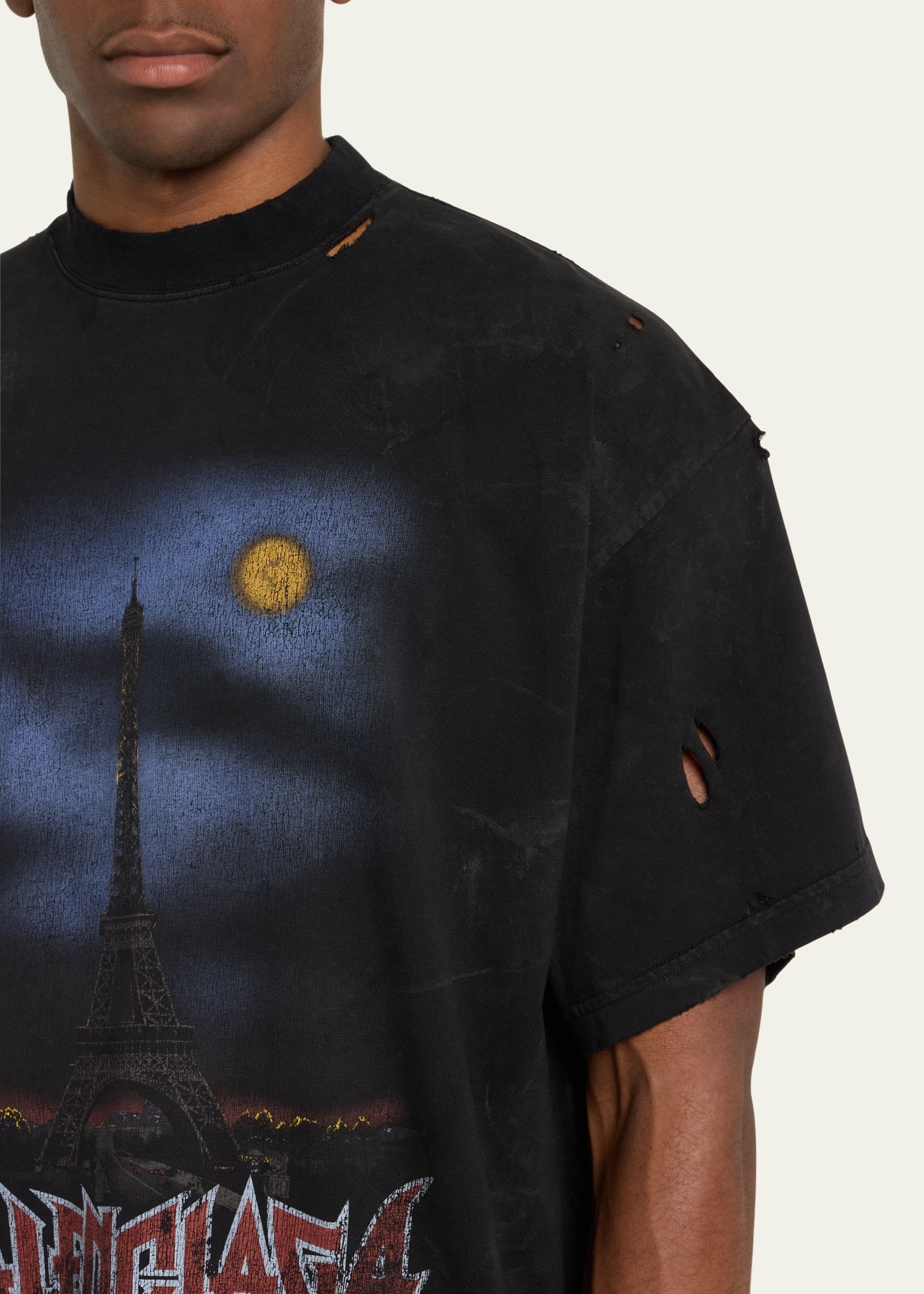 Men's Paris Moon Jersey T-Shirt - 5