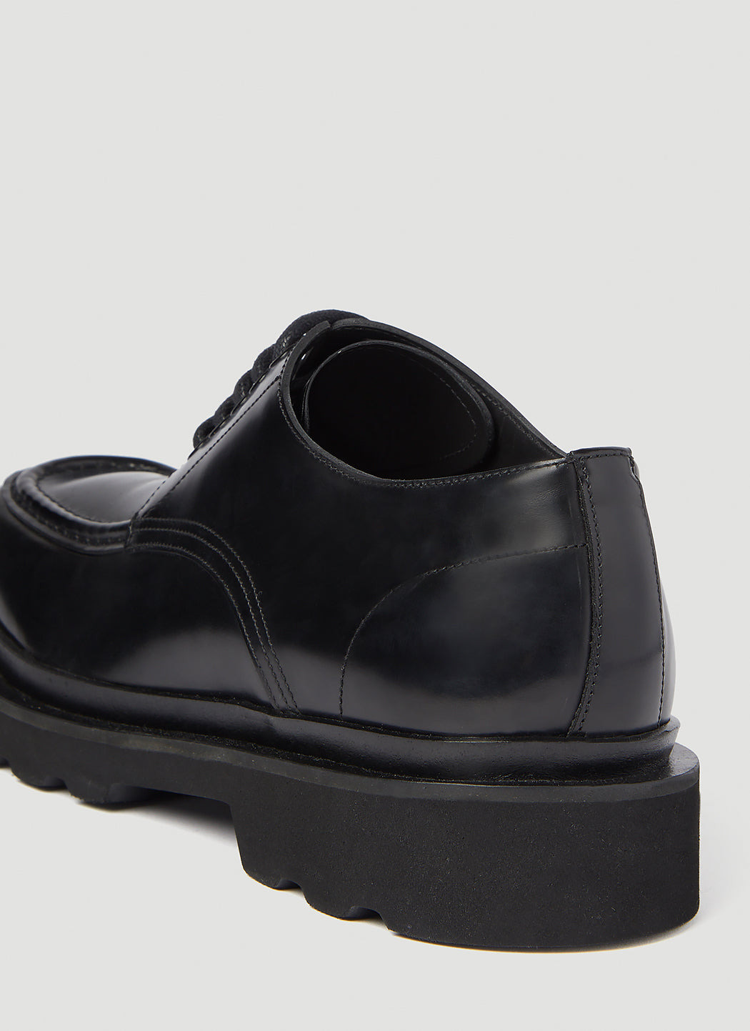 Dolce & Gabbana Men Brushed Leather Derby Shoes - 6