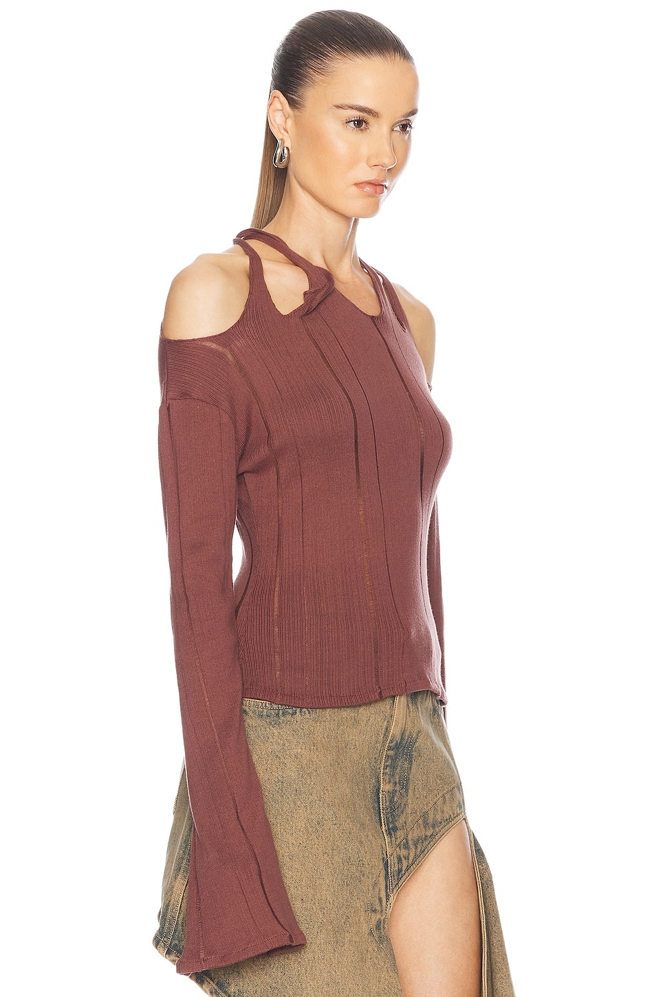 Braided Long Sleeve Top - 2