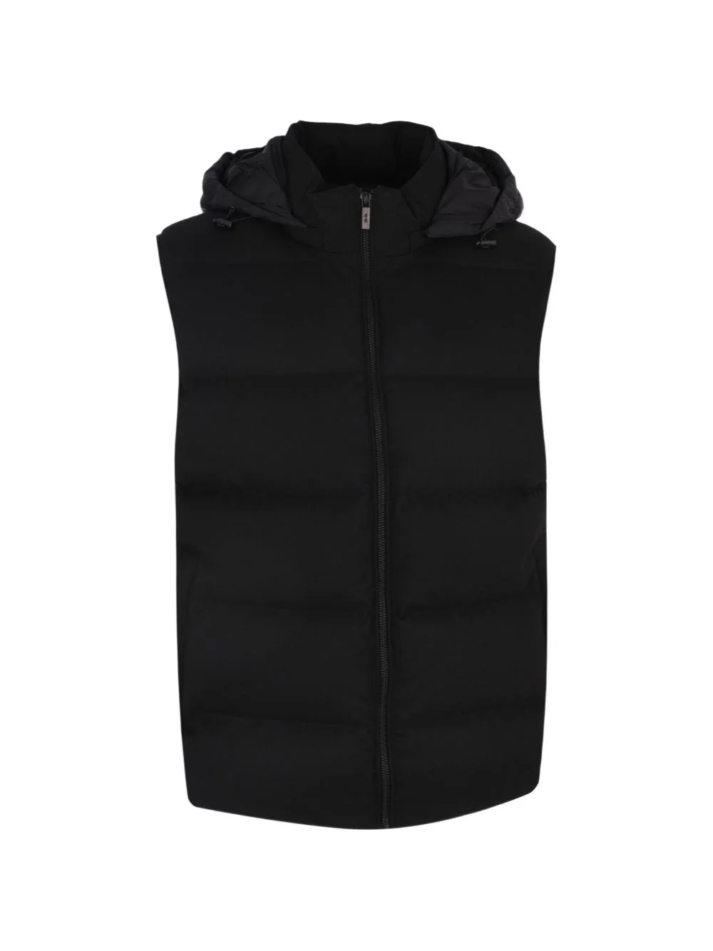 hooded gilet - 1