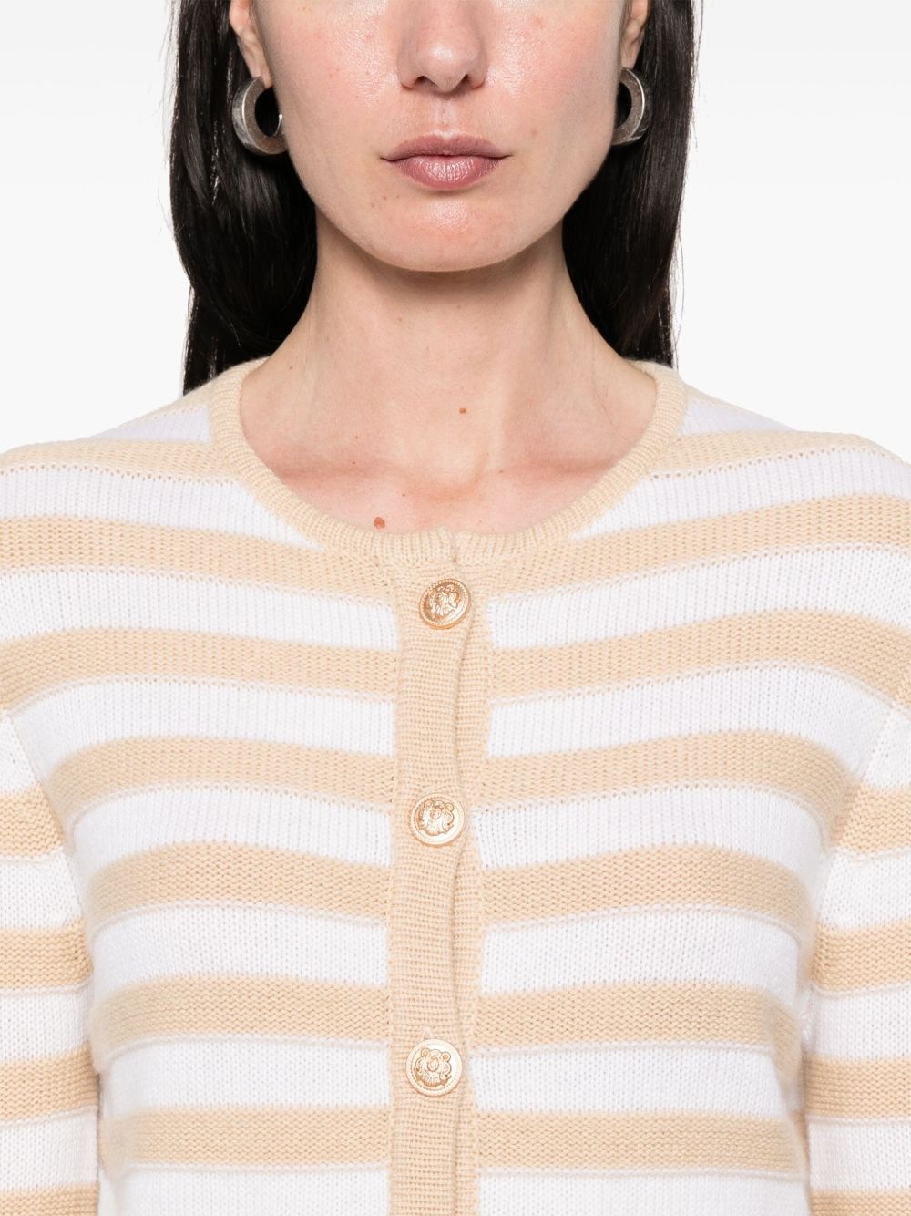 striped cardigan - 5