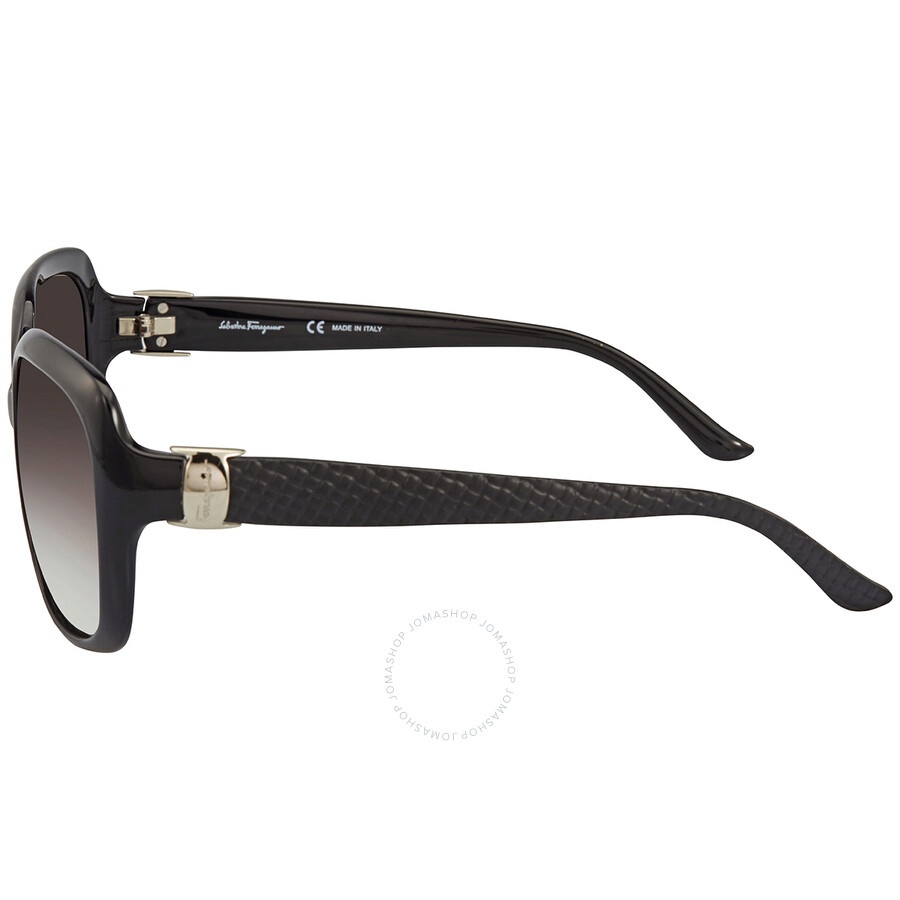 Salvatore Ferragamo Grey Gradient Square Ladies Sunglasses SF739SA 001 59 - 3