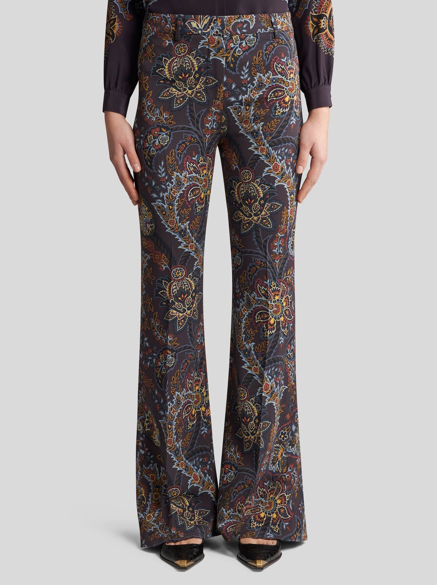 PRINTED CADY TROUSERS - 3