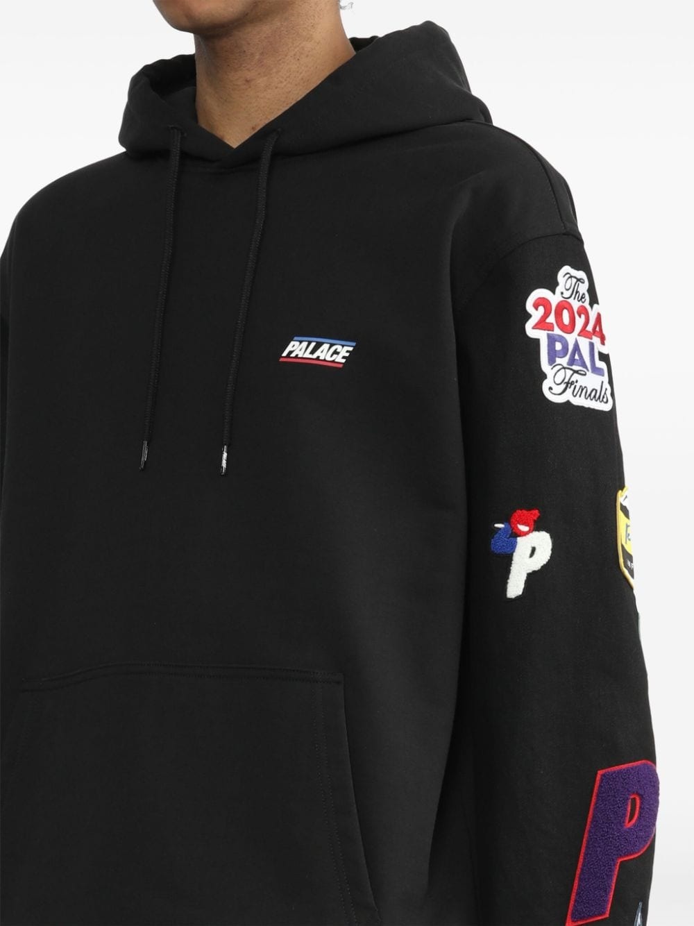 x Palace patch-detail cotton hoodie - 5