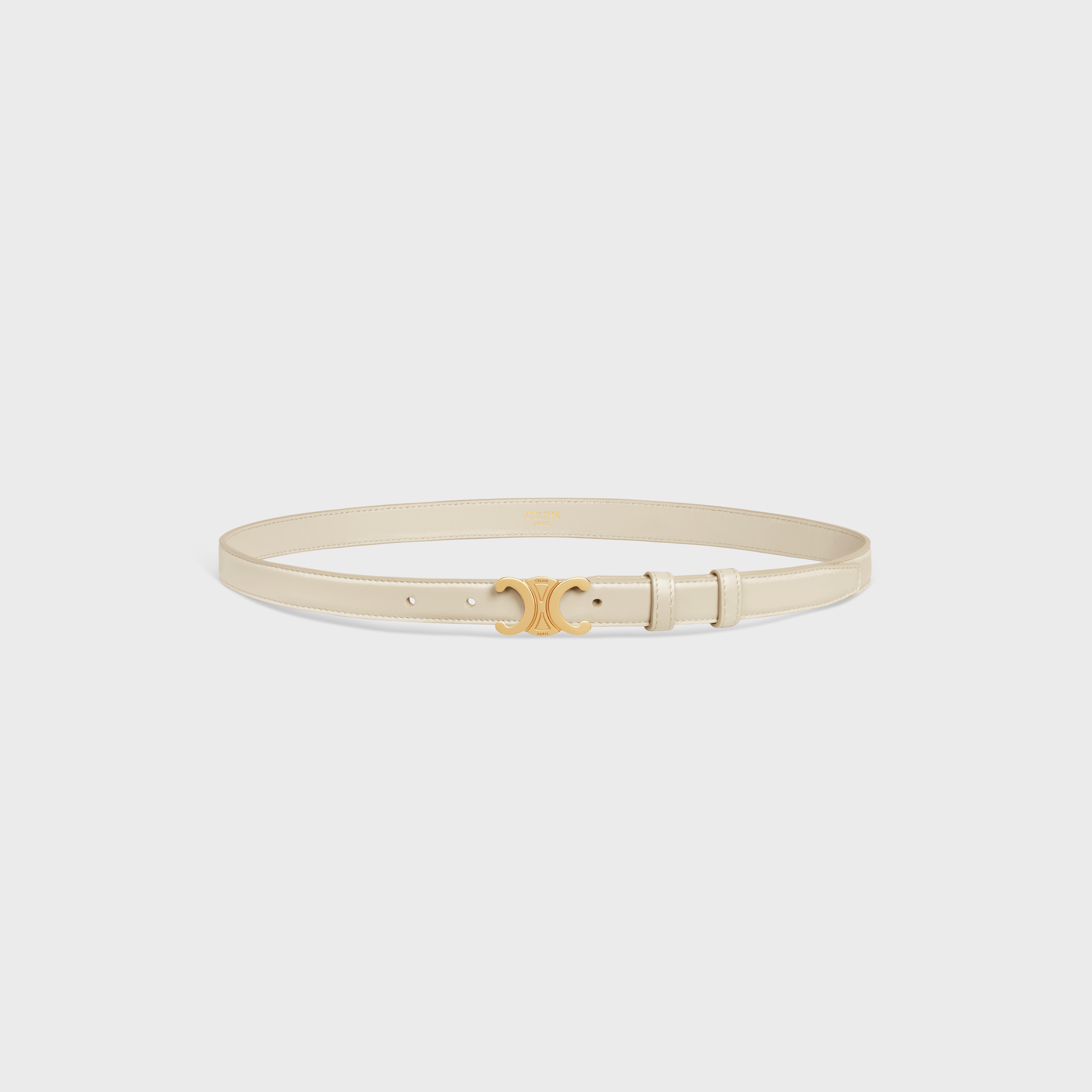 Small Triomphe Belt in Taurillon Leather - 3
