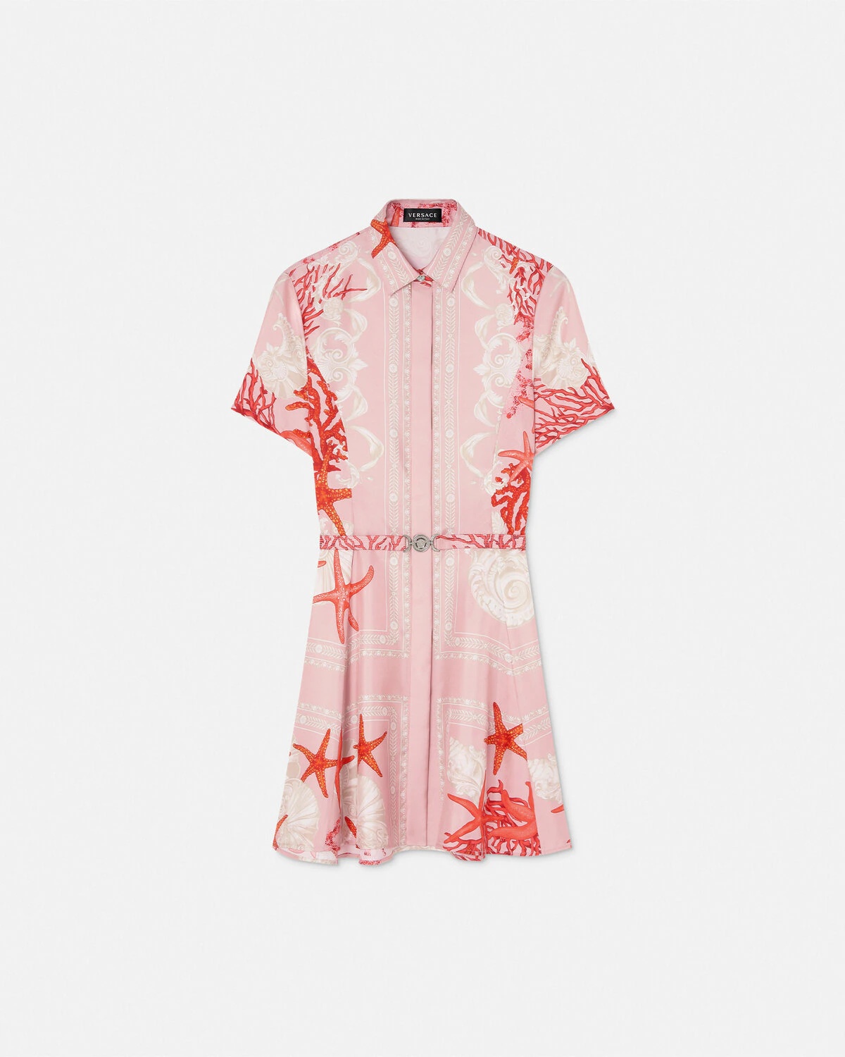Barocco Sea Silk Shirt Dress - 1