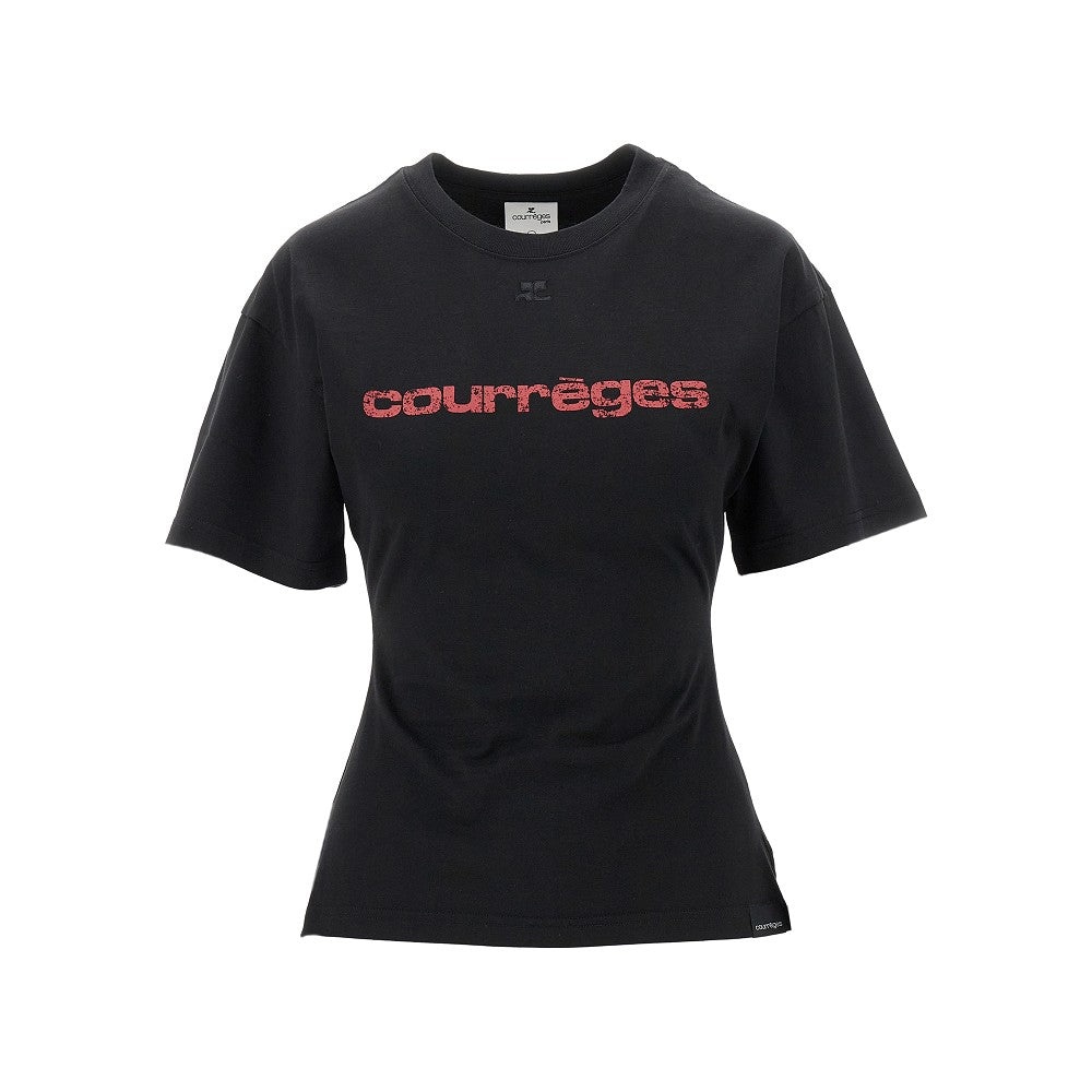 Courreges｜ (FITTED PRINTED T-SHIRT (125JTS168JS0112 B08 AC T-SHIRT - courrèges