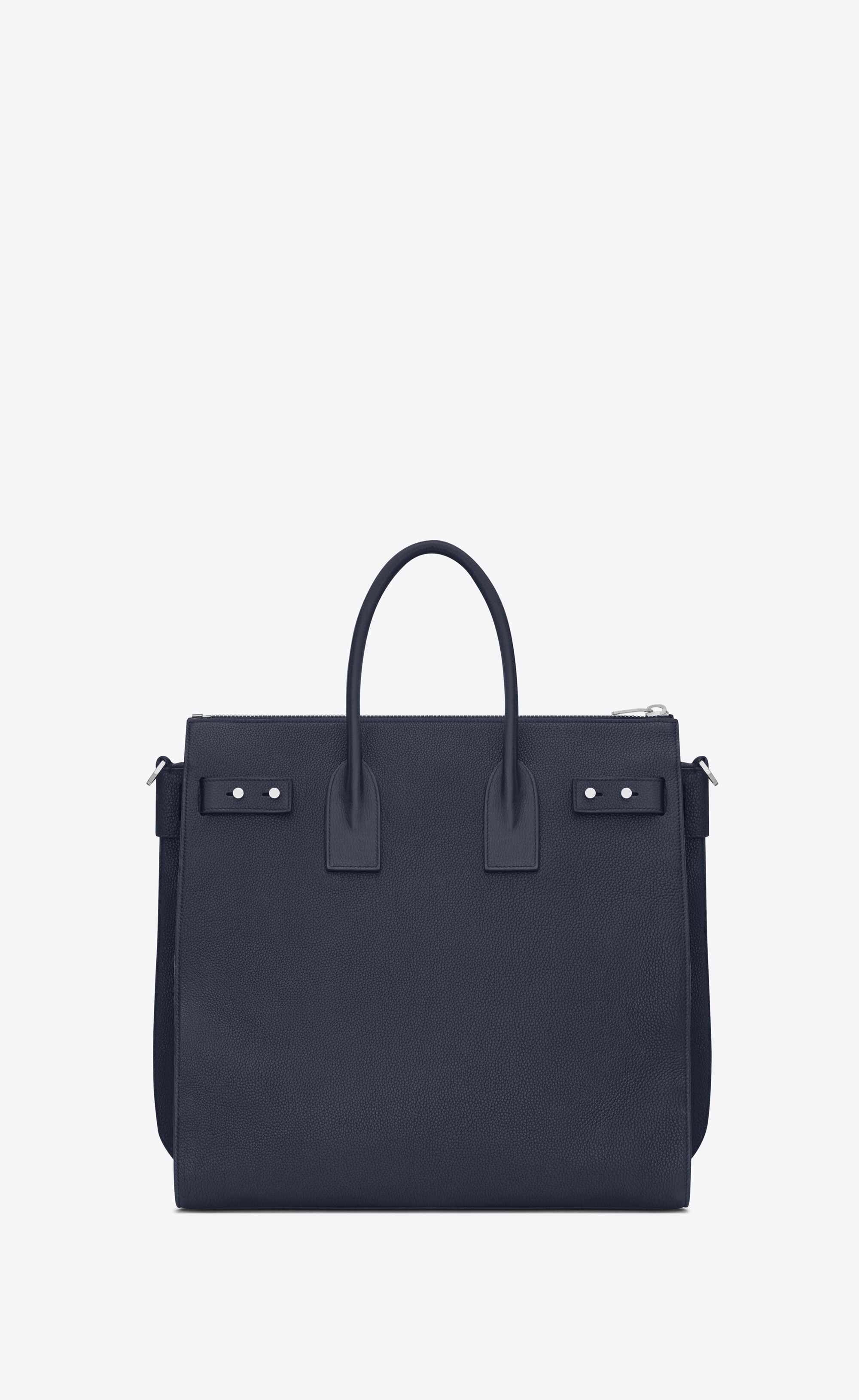 sac de jour north/south tote in grained leather - 2