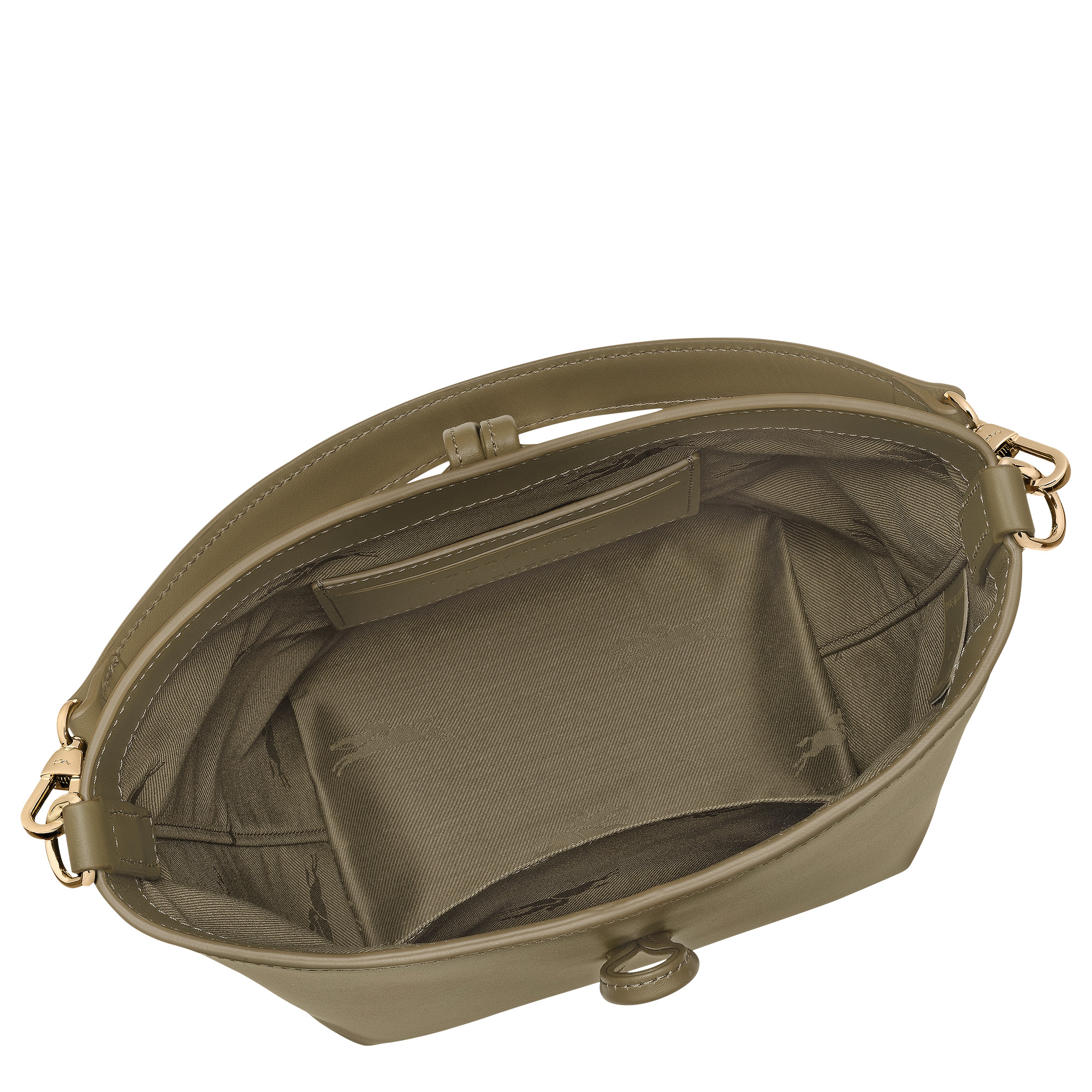 Le Roseau XS Bucket bag Olive - Leather - 5