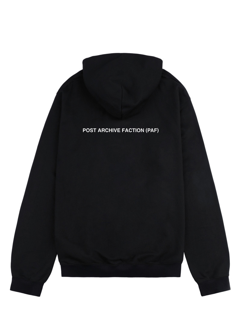 POST ARCHIVE FACTION (PAF) 6.0 POST HUMAN HOODIE 01 RIGHT (BLACK) outlook